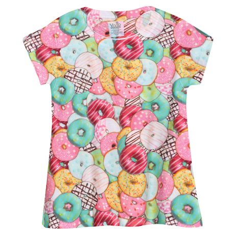 Women's Donut Print Shirts