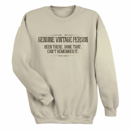 Genuine Vintage Person Shirt
