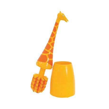 Giraffe Toilet Brush And Caddy