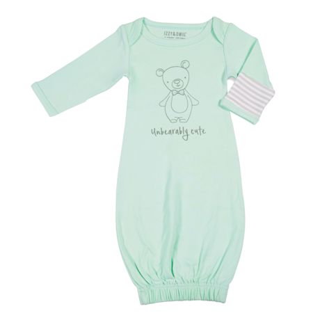 Soft Sayings Newborn Gowns