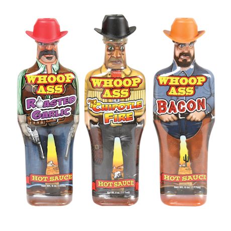 Whoop-Ass Cowboy Hot Sauce Set