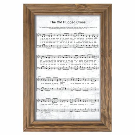 Framed Hymnal Wall Plaques