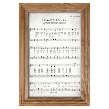 Framed Hymnal Wall Plaques