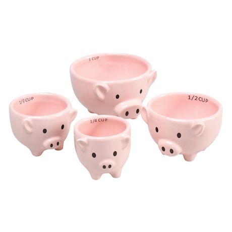 Pig Measuring Cup Set