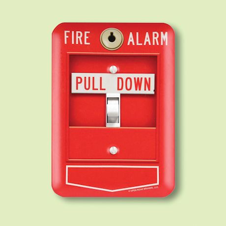 Fire Alarm Light Switch Plate