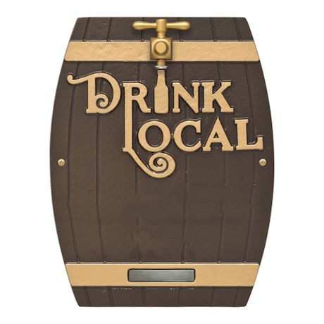 Product image for Personalized Drink Local Barrel Plaque