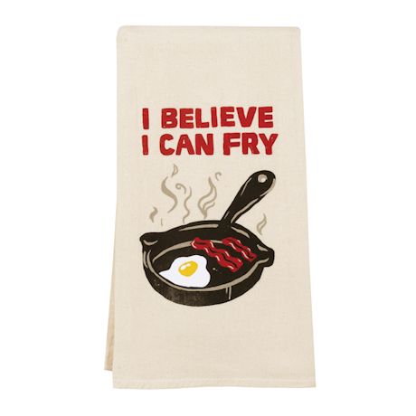 Product image for I Believe I Can Fry Kitchen Towels