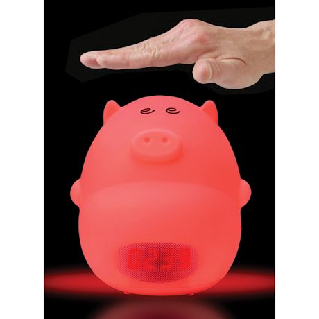 Oinking Piggy Touch Light & Alarm Clock