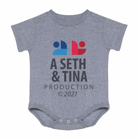 Customized Couple Production © (year) Shirts, Baby Snapsuit