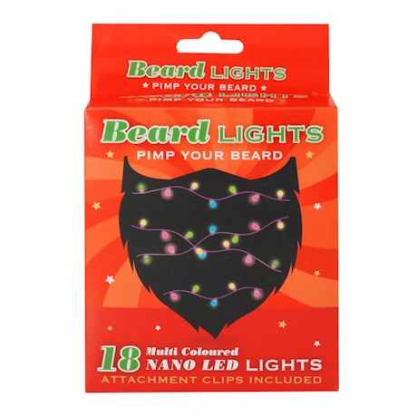 Holiday Lights Beard And Hair Accessories