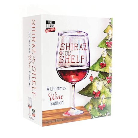 Product image for Shiraz on the Shelf Wine Glass and Book Gift Set