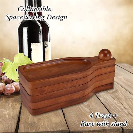 Wine Appetizer Server/Plate Set