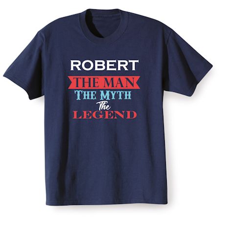 Personalized Man Myth Legend Shirts