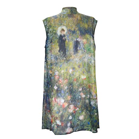 Monet and Van Gogh Sheer Long Vest