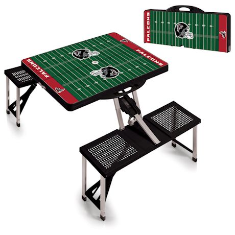 NFL Picnic Table w/Football Field Design-Atlanta Falcons