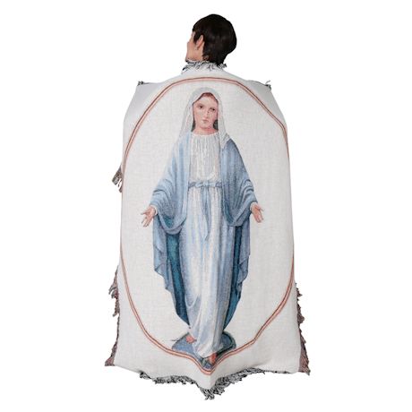 Virgin Mary Tapestry Blanket