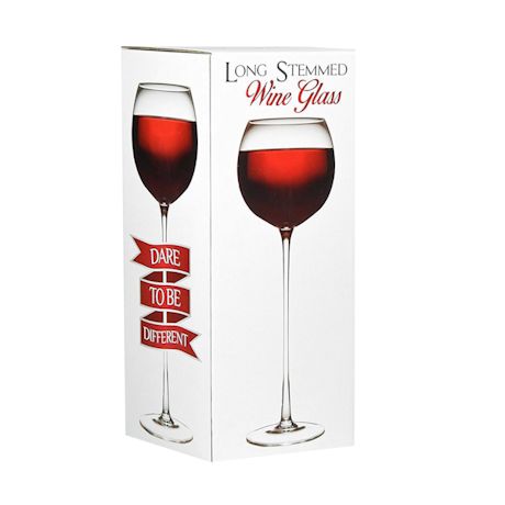 Looong- Stemmed Wine Glass