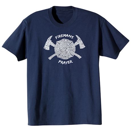 American Hero Fireman's Prayer Shirts