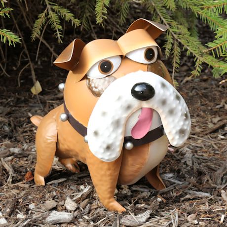 Dog Bobble-Head Garden Statues