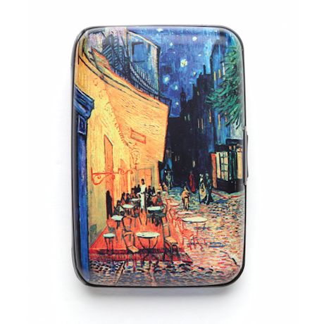 Fine Art Identity Protection RFID Wallet - van Gogh Caf&eacute; Terrace