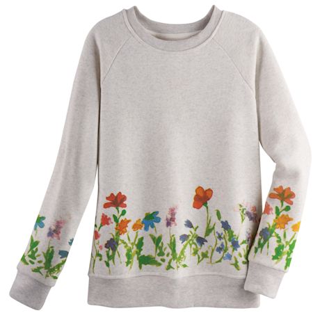 Watercolor Flowers Sweatshirt