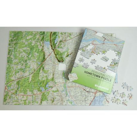 Personalized Hometown Jigsaw Puzzle - Geological Survey
