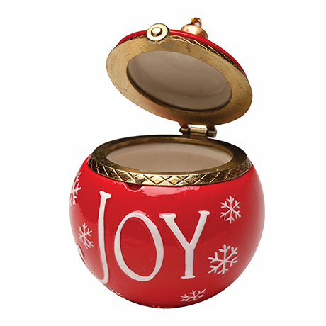 Product image for Porcelain Surprise Ornament - Red Joy Ornament