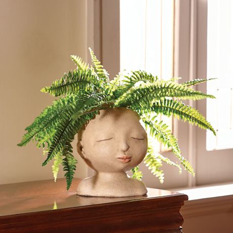 Head Of A Lady Planter