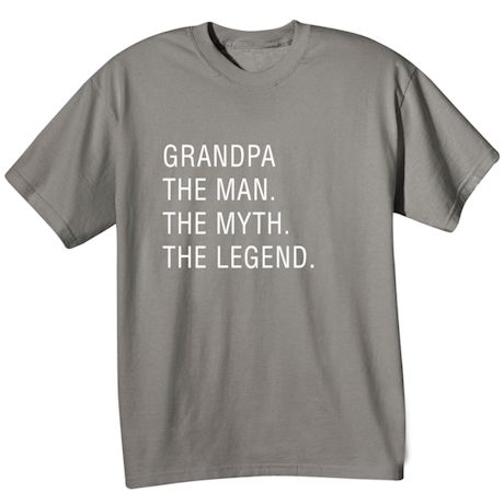 Personalized (Dad) The Man. The Myth. The Legend. T-Shirt or Sweatshirt