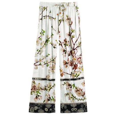 Women's Blossom Lounge Pants - Elastic Waist Band and Side Pockets