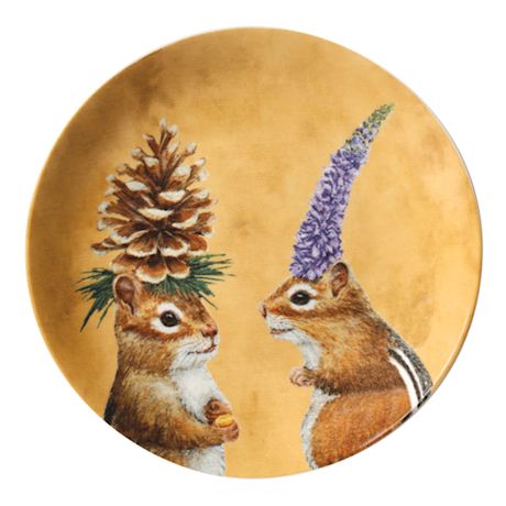 Woodsy And Wise Animal Plates