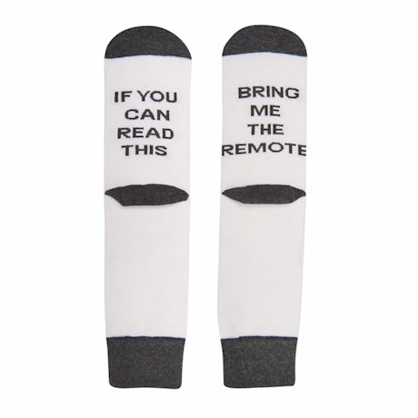 "If You Can Read This" - Hidden Message Socks