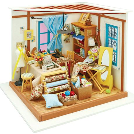 Product image for DIY Miniature Sewing / Quilting Room Kit