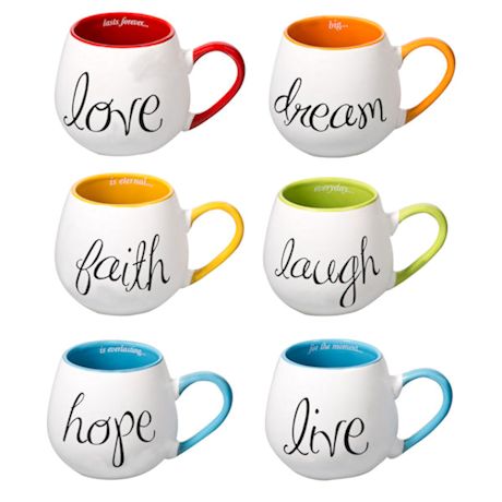 Inspired Color Mugs Set