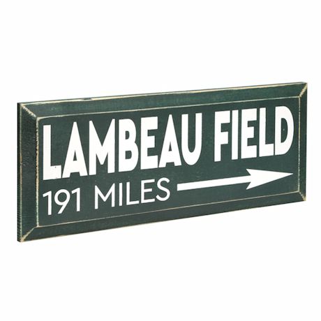 Personalized Mile Marker Wood Wall Art