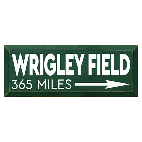 Personalized Mile Marker Wood Wall Art