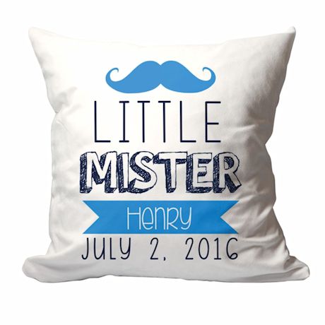 Personalized Little Mister Pillow