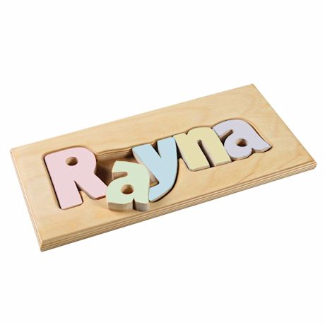 Personalized Children's Wooden Puzzle Board - 1-6 Letters