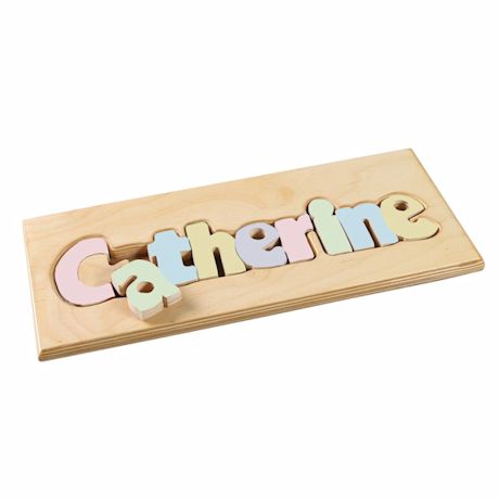 Personalized Children's Wooden Puzzle Board - 7-12 Letters