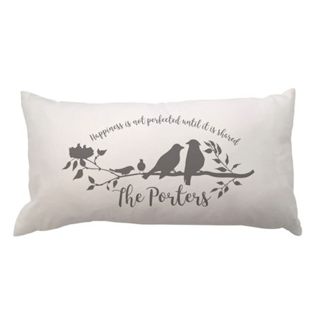 Personalized 'Happiness Shared' Pillow