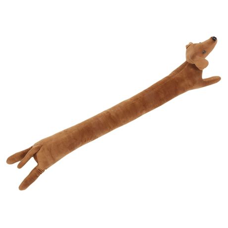 Dachshund Dog Draft Dodger - Animal Shaped Weighted Door and Window Breeze Guard - 41.5" Long