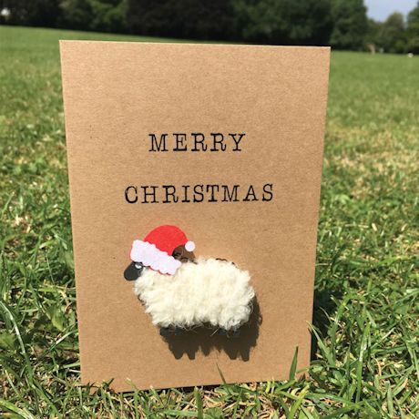 Merry Christmas to Ewe - Sheep Christmas Card