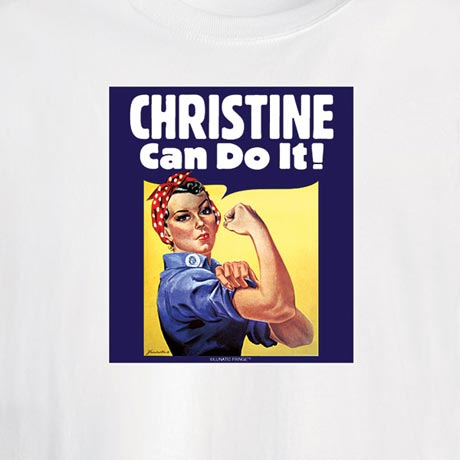 Personalized Rosie The Riveter Short-Sleeve Shirt