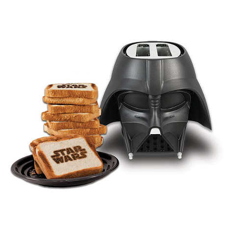 Darth Vader™ Toaster - Helmet-Shaped Star Wars™ Appliance Imprints Toast - Three Settings