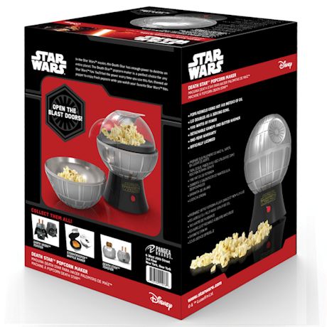 Star Wars Rogue One Death Star Hot Air Popcorn Maker with Removable Bowl