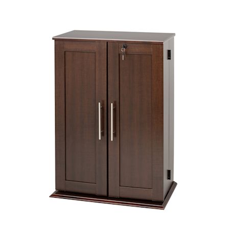 Product image for Locking Media Storage Cabinet with Shaker Doors