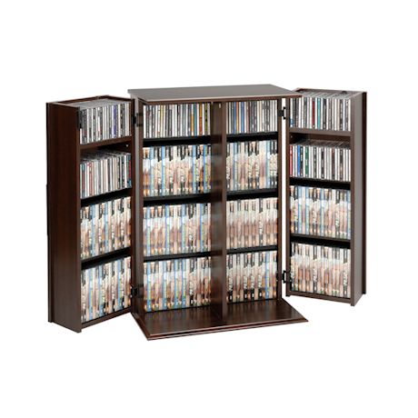 Product image for Locking Media Storage Cabinet with Shaker Doors