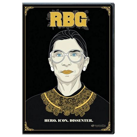 RBG DVD - Ruth Bader Ginsburg - Hero. Icon. Dissenter.