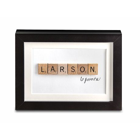 Personalized Letter Tile Frame