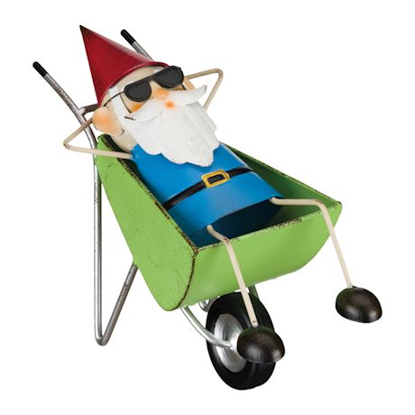 Product image for Gnome In Wheelbarrow